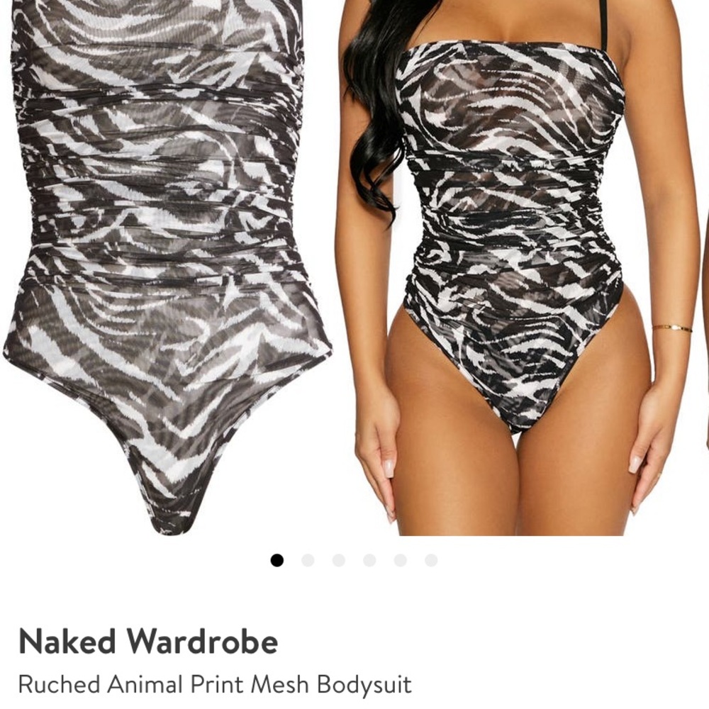 Naked Wardrobe mesh bodysuit & mesh pants